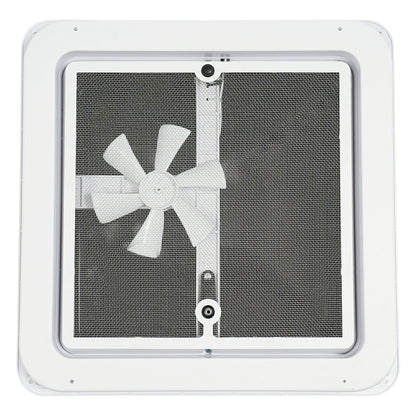 Lanterneau Ventilateur 42x42cm - Extracteur de Toit + Lumière Naturelle pour Camping-car et Caravane