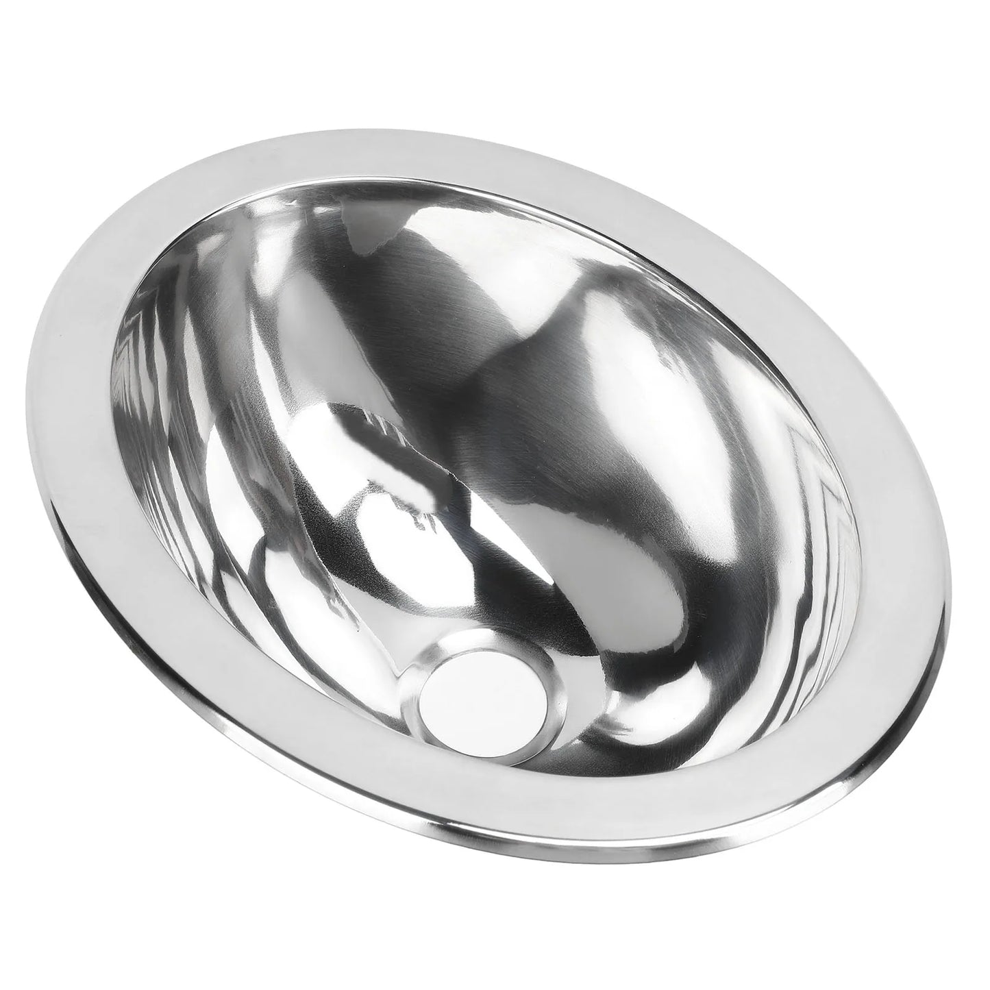 Lavabo Compacto de Acero Inoxidable para Camper y Barco