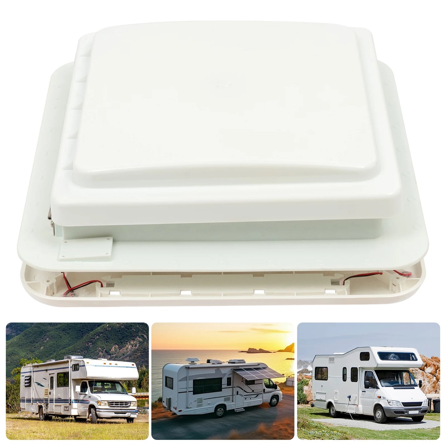 Claraboya de Techo 360×360 mm para RV y Caravana