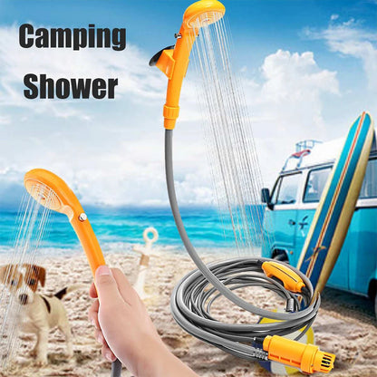 Camping Shower with 20L Tank and 12V Pump