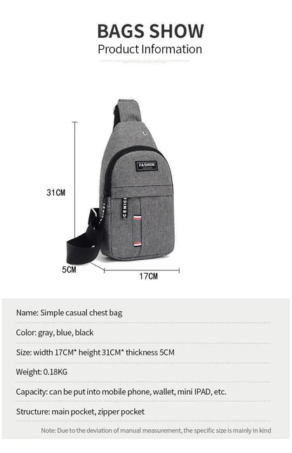 Nylon Crossbody Bag