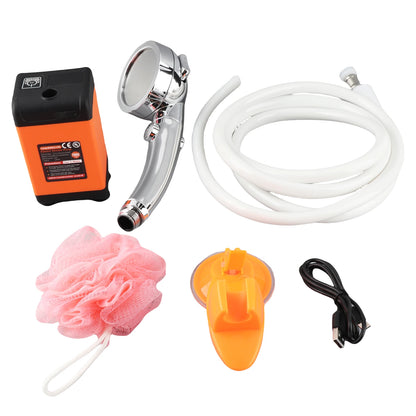 Pompe de douche électrique portable – Rechargeable USB pour le camping