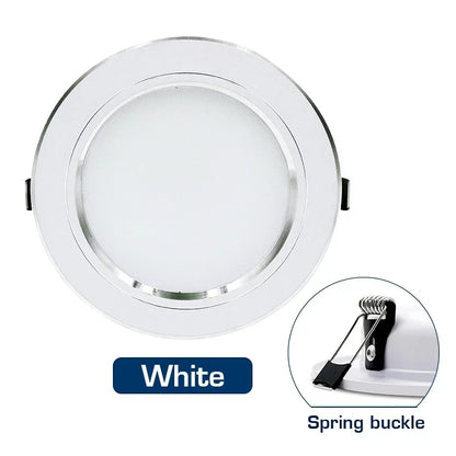 Downlight LED Empotrable Ultrafino 5W–18W | Luz Cálida o Fría