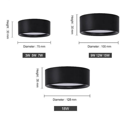 Low voltage (12V) LED spotlight lighting – ideal for campers, caravans and vehicles