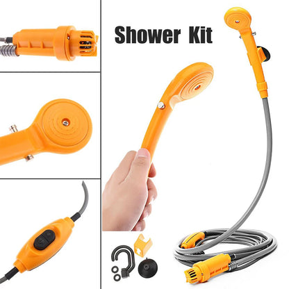 Camping Shower with 20L Tank and 12V Pump