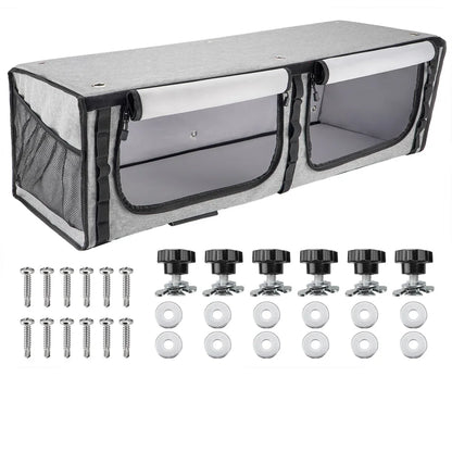 Rangement supérieur 36" pour camping-car - Fiat Ducato / Mercedes Sprinter / Ford Transit / RAM ProMaster · Souple · L-Track