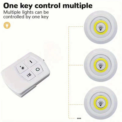 Lumière LED COB sans fil avec télécommande - Intensité variable · Minuteur · Sans câble