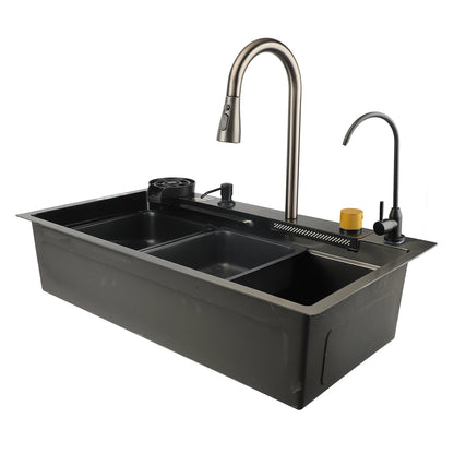 Évier de cuisine encastré en acier inoxydable 