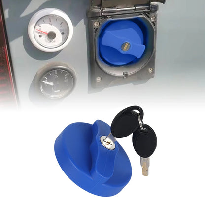 Bouchon de remplissage d'eau verrouillable de rechange pour camping-cars et caravanes Zadi – Compatible avec Bailey et Swift – Verrou et 2 clés inclus