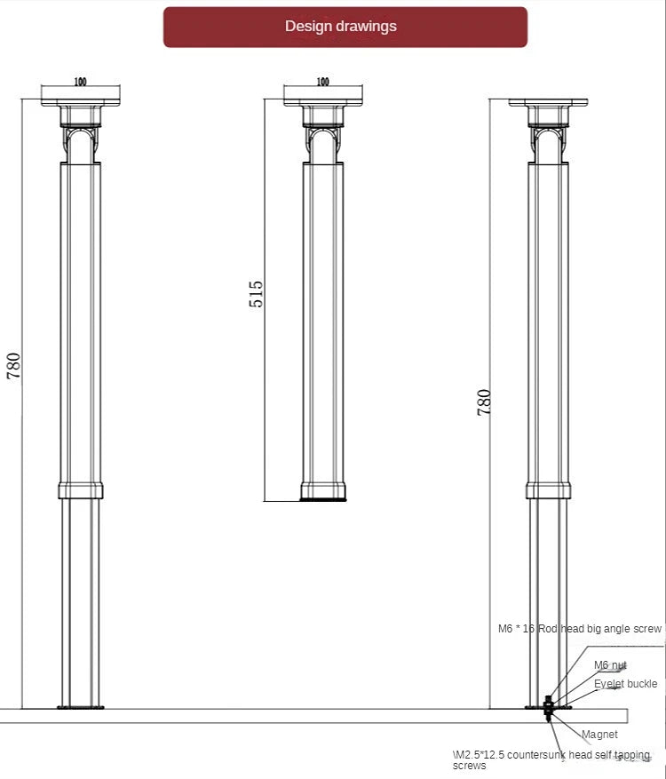 Mesa Plegable para RV con Pata Ajustable | Mesa Exterior y Interior de Aluminio Reforzado, Desmontable y Regulable