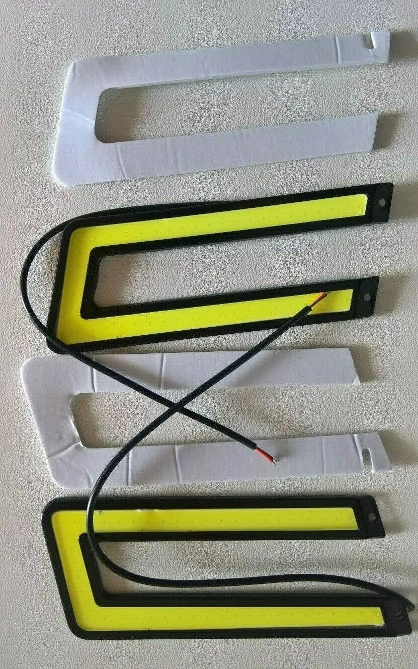 Luces Diurnas LED para Peugeot Boxer / Citroën Relay / Fiat Ducato 2006-2014 – 2400LM, 12V, 6W, Blanco 6000K, COB Chip, Fácil Instalación