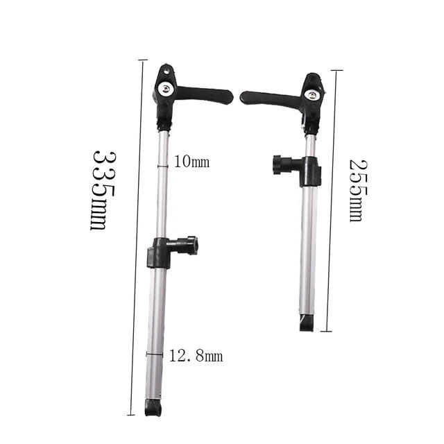 Pair of Telescopic Brackets for RV Windows – Aluminum for Camper and Motorhome 