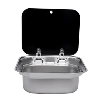 Évier pour camping-car et bateau – Acier inoxydable 