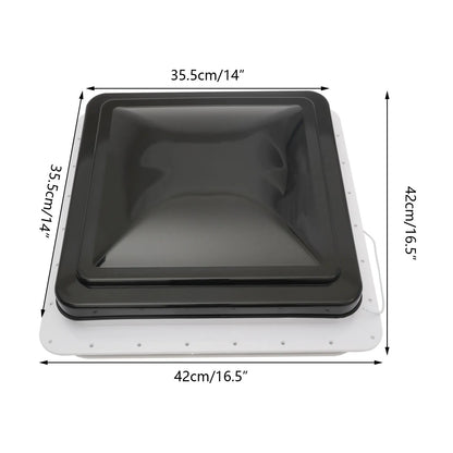 Claraboya de Techo 42×42 cm con Mosquitera Integrada