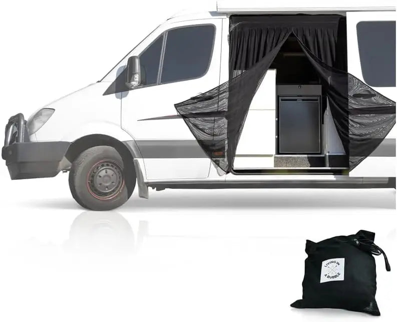 Moustiquaire Universelle - Mercedes Sprinter / Ford Transit / RAM ProMaster Toit Surélevé · Ventilation · Anti-Insectes · Magnétique