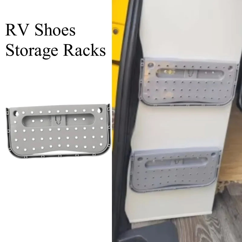 Estante para Zapatos Montado en Pared – Organizador de Plástico Duradero, Ahorro de Espacio, Para Todo Tipo de Calzado