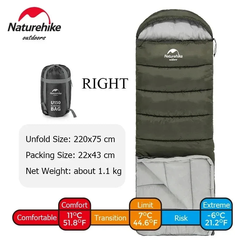 Naturehike Envelope Sleeping Bag | Cotton | Moderate Cold
