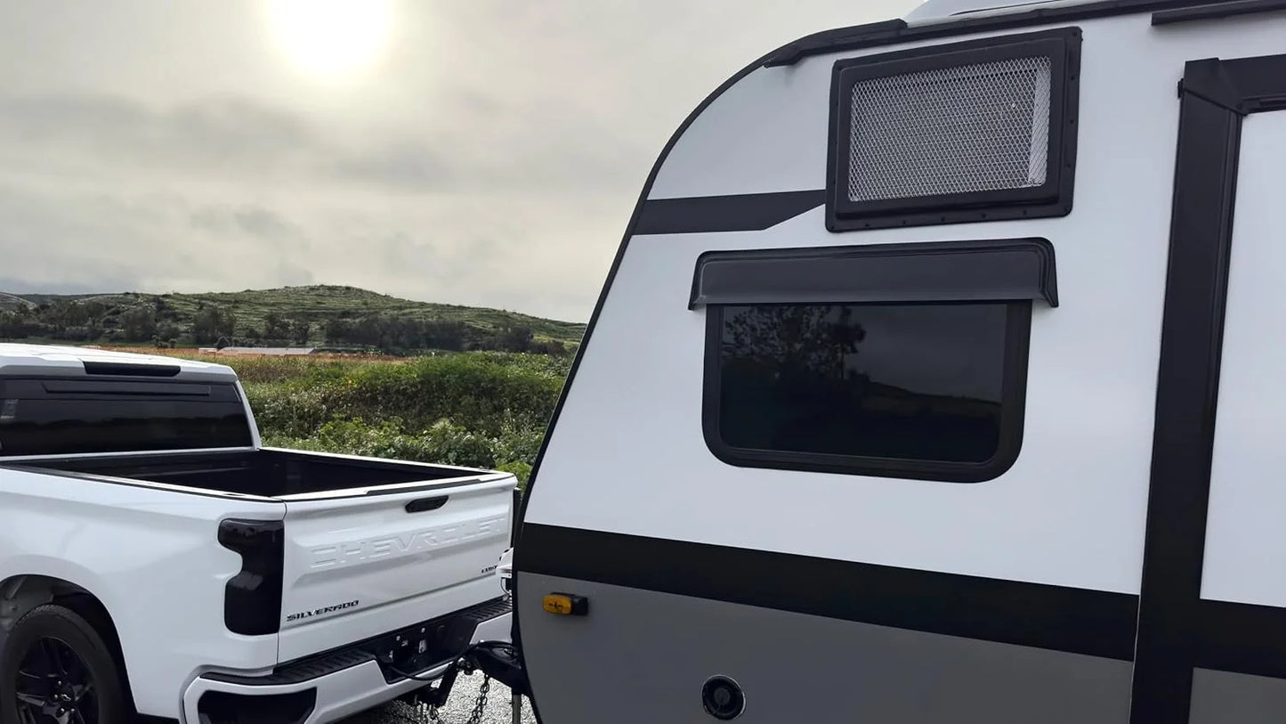Deflector de Lluvia y Sol para Ventanas de RV y Camper | RainBlade Universal Transparente con Adhesivo 3M