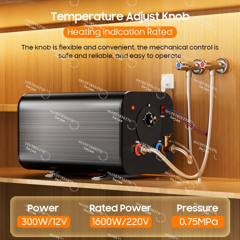 Calentador de Agua Eléctrico para Camper y Autocaravana – 10L a 30L | Clase A