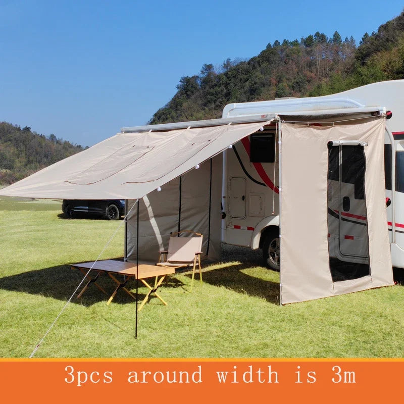 Toldo Lateral para Camper y RV – Carpa Lateral para B-Type / C-Type / Trailer