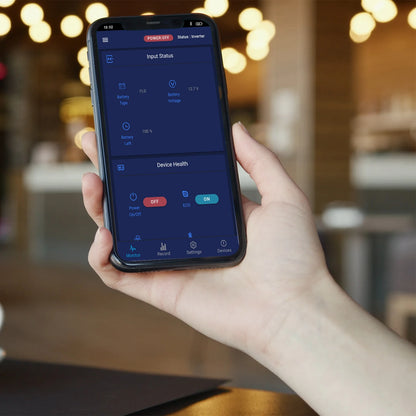 Inversor de Corriente Onda Pura 3500W 12V a 230V | Inversor Inteligente con ECO, USB, Bluetooth y Control Remoto para RV