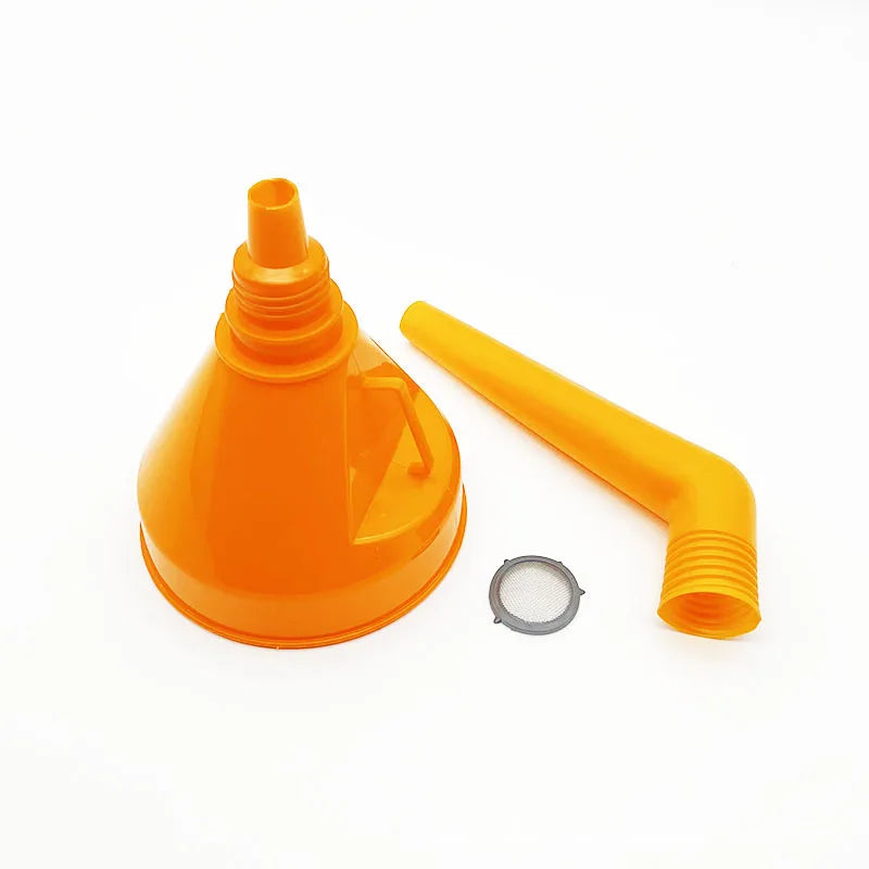 Motorhome Water Filler Funnel + 10L Collapsible Silicone Bucket – Filler for Caravan, Camper Van, and Outdoor Camping Toilets