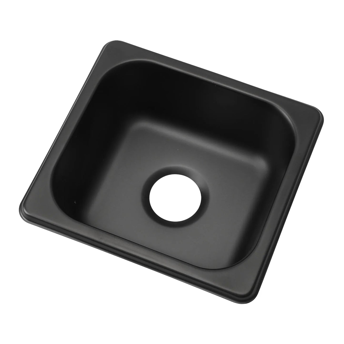 RV Compact Stainless Steel Sink (17.5×16×7 cm) 