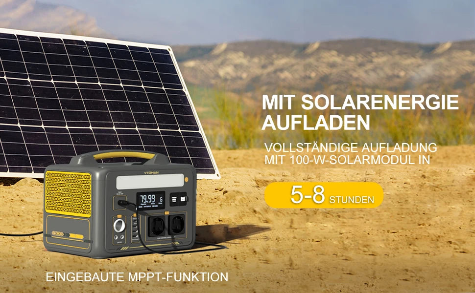 299Wh / 600W Portable Power Station
