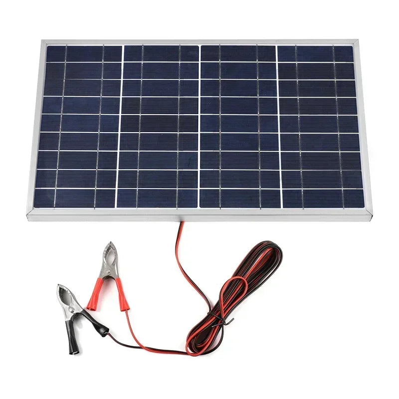 Portable 12V Solar Panel with USB Output for Camping 
