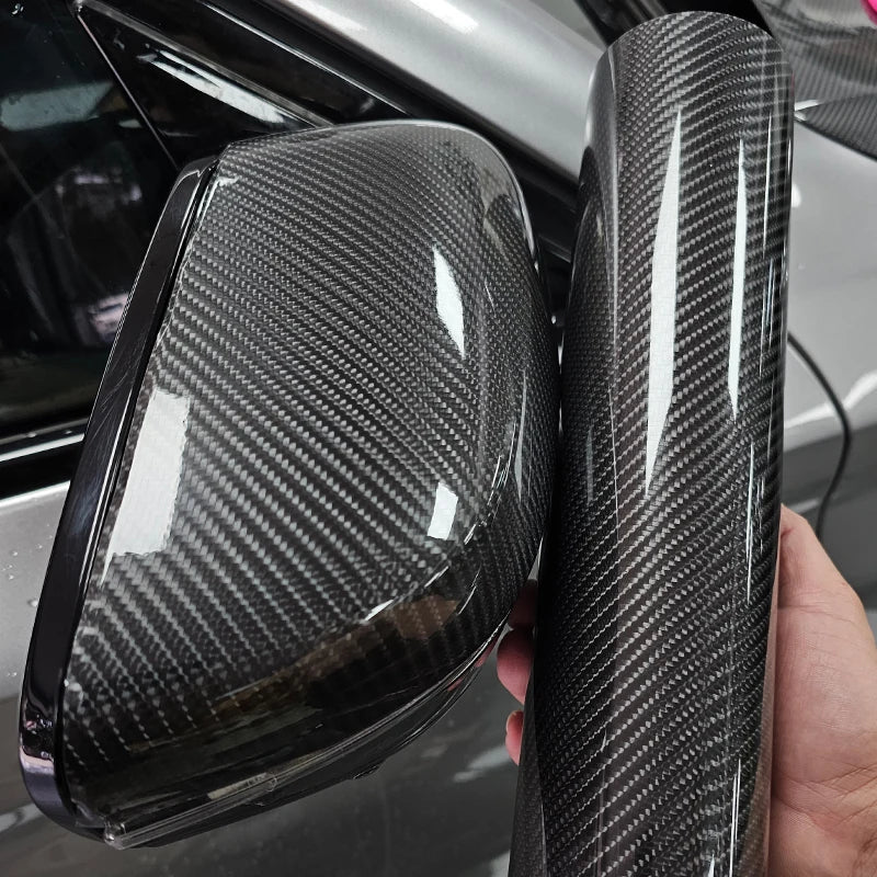 Vinilo Adhesivo Fibra de Carbono | Lámina Protectora PVC para Coche y Camper | Uso Interior y Exterior