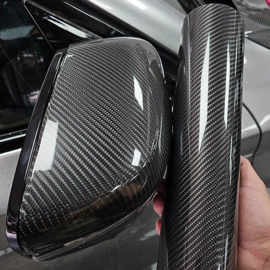 Vinilo Adhesivo Fibra de Carbono | Lámina Protectora PVC para Coche y Camper | Uso Interior y Exterior