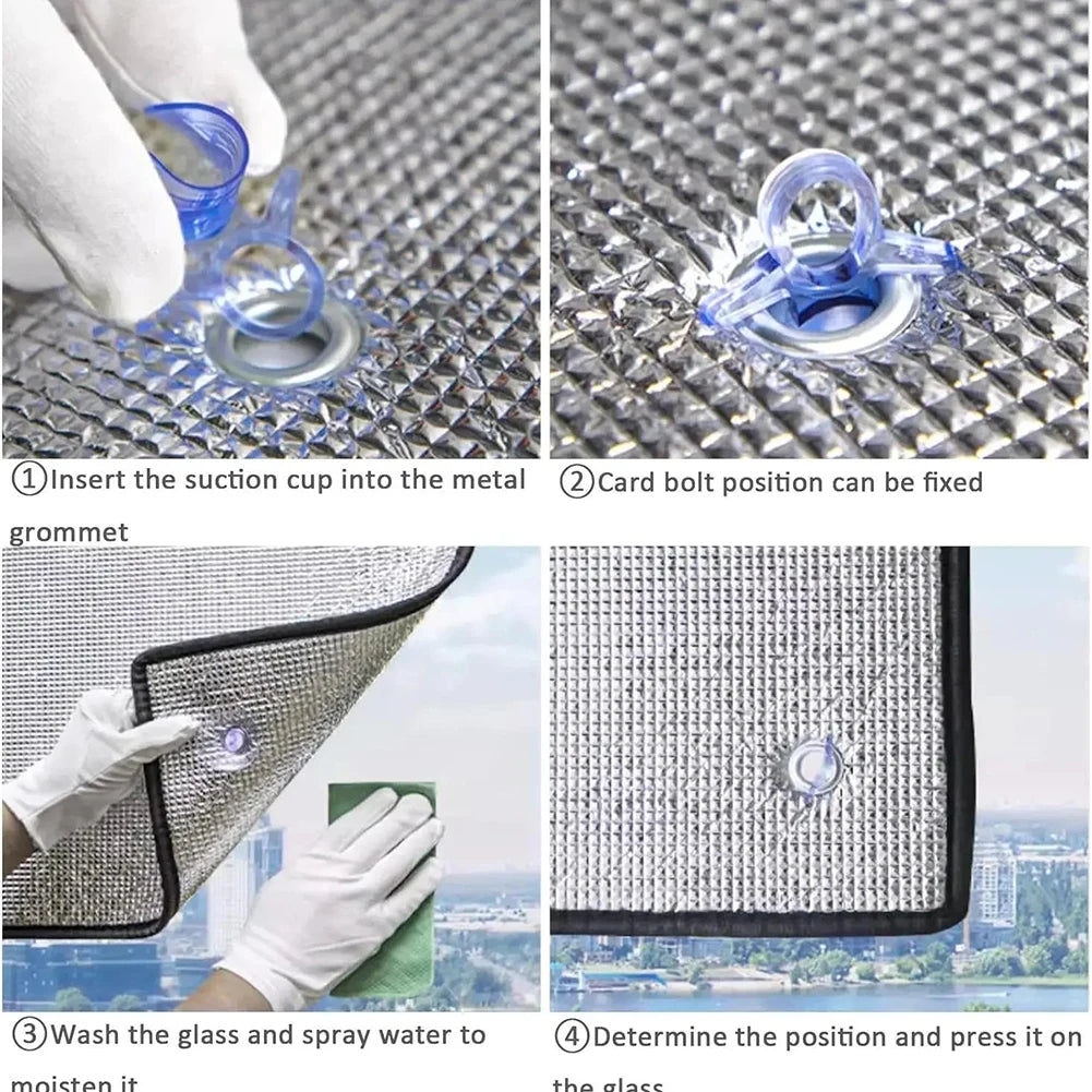 Lámina Aislante de Aluminio Doble Capa para Techo y Ventanas