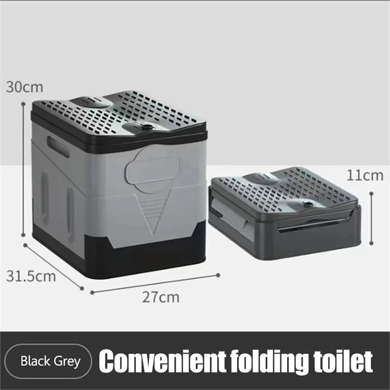 Portable Folding Toilet for Camper and Camping | Compact and Durable Mobile Toilet up to 300 kg