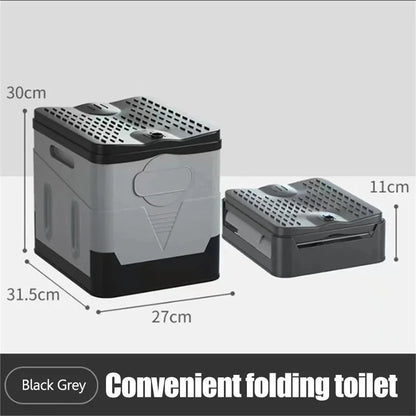 Portable Folding Toilet for Camper and Camping | Compact and Durable Mobile Toilet up to 300 kg