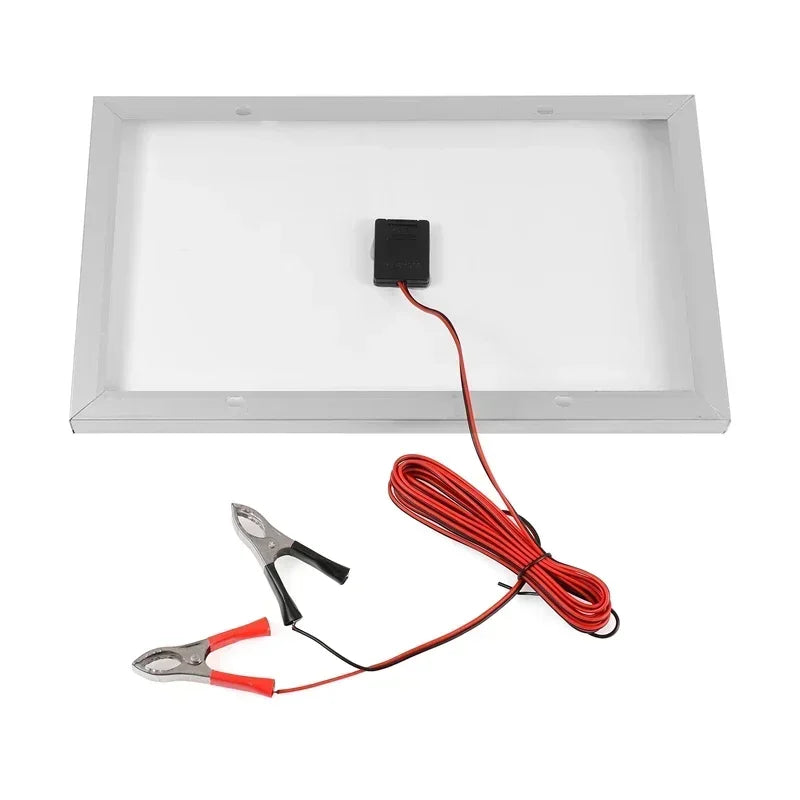 Portable 12V Solar Panel with USB Output for Camping 