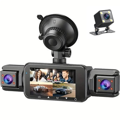 Dashcam 4 Cámaras Full HD 1080P - Grabación 360° para Camper