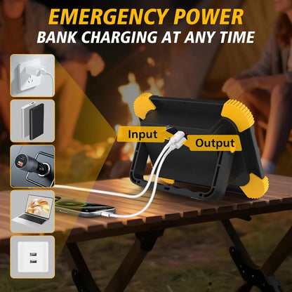 Portable LED Emergency Spotlight 1220LM with White and Red Light