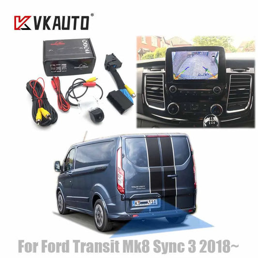 Ford Transit Custom Mk8 2018+ - Cámara Marcha Atrás HD para Sync 3