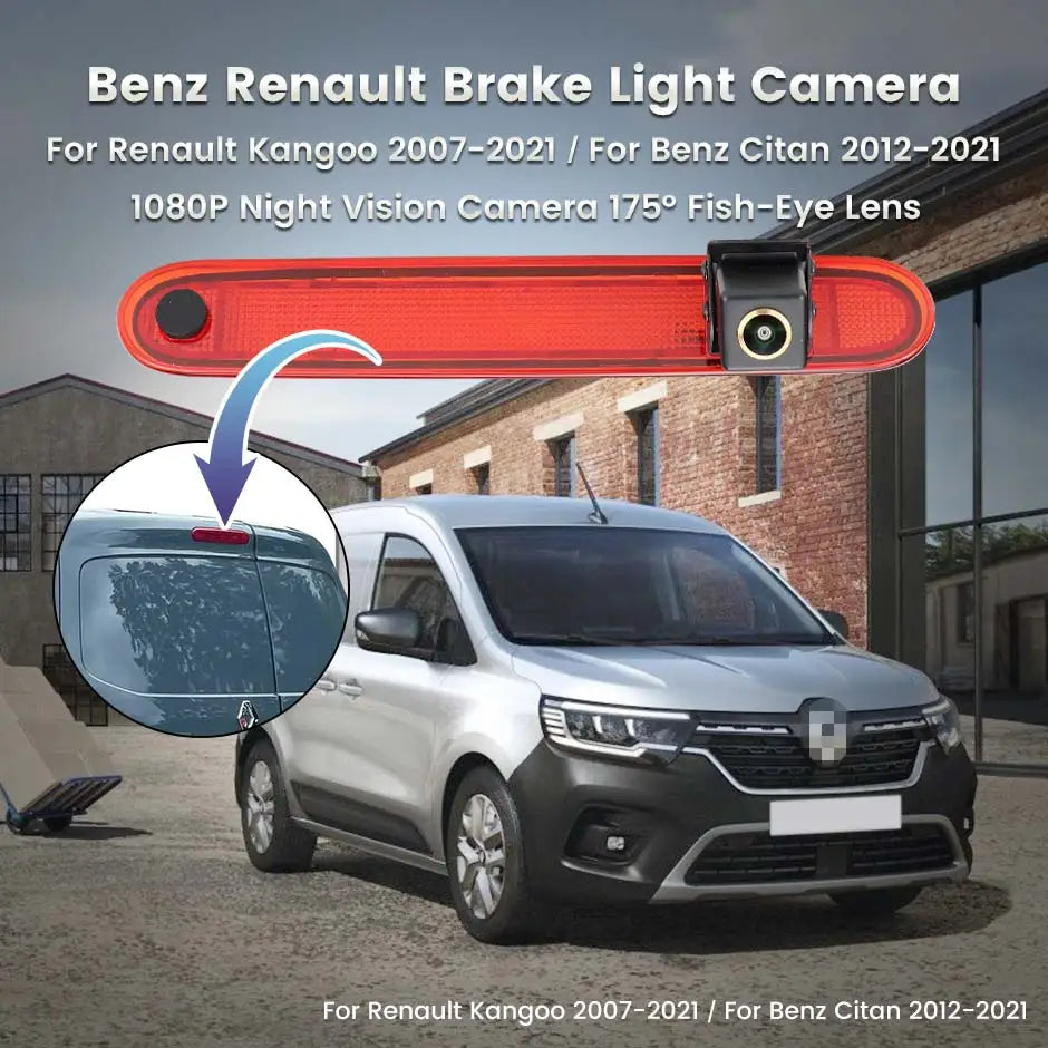 Kangoo / Citan - Cámara Marcha Atrás AHD 1080P con Monitor 7"