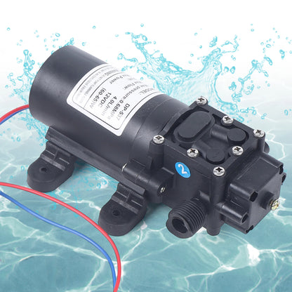 12V Diaphragm Water Pump with Pressure Switch – 5 L/min for Camper and Motorhome