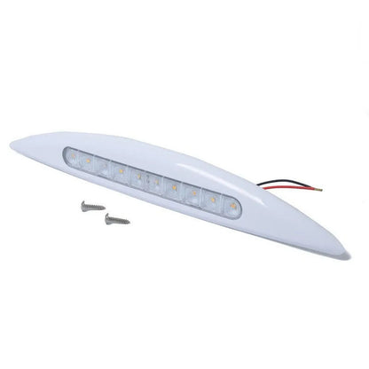 Luz LED para Toldo 12V – 10 LEDs Blanco Cálido para Caravanas, Autocaravanas y Remolques