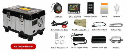 Calefactor Diesel Portátil 8kW Sunster