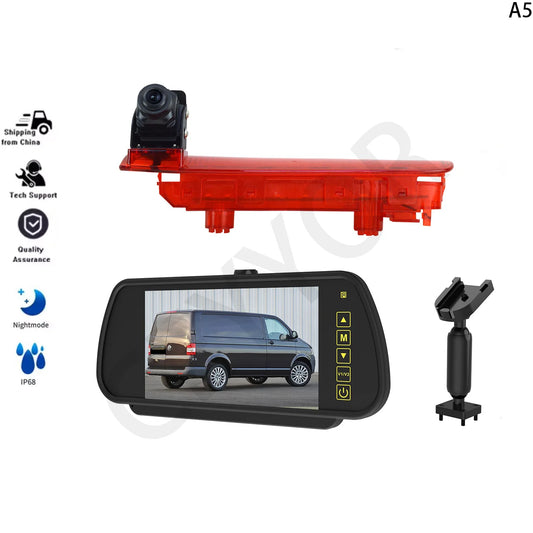 VW Transporter T5/T6 - Cámara Marcha Atrás con Monitor 7"
