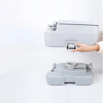 Portable Toilet for Camper and RV 10L / 20L | Portable Toilet with Manual Flush for Camping and Motorhome