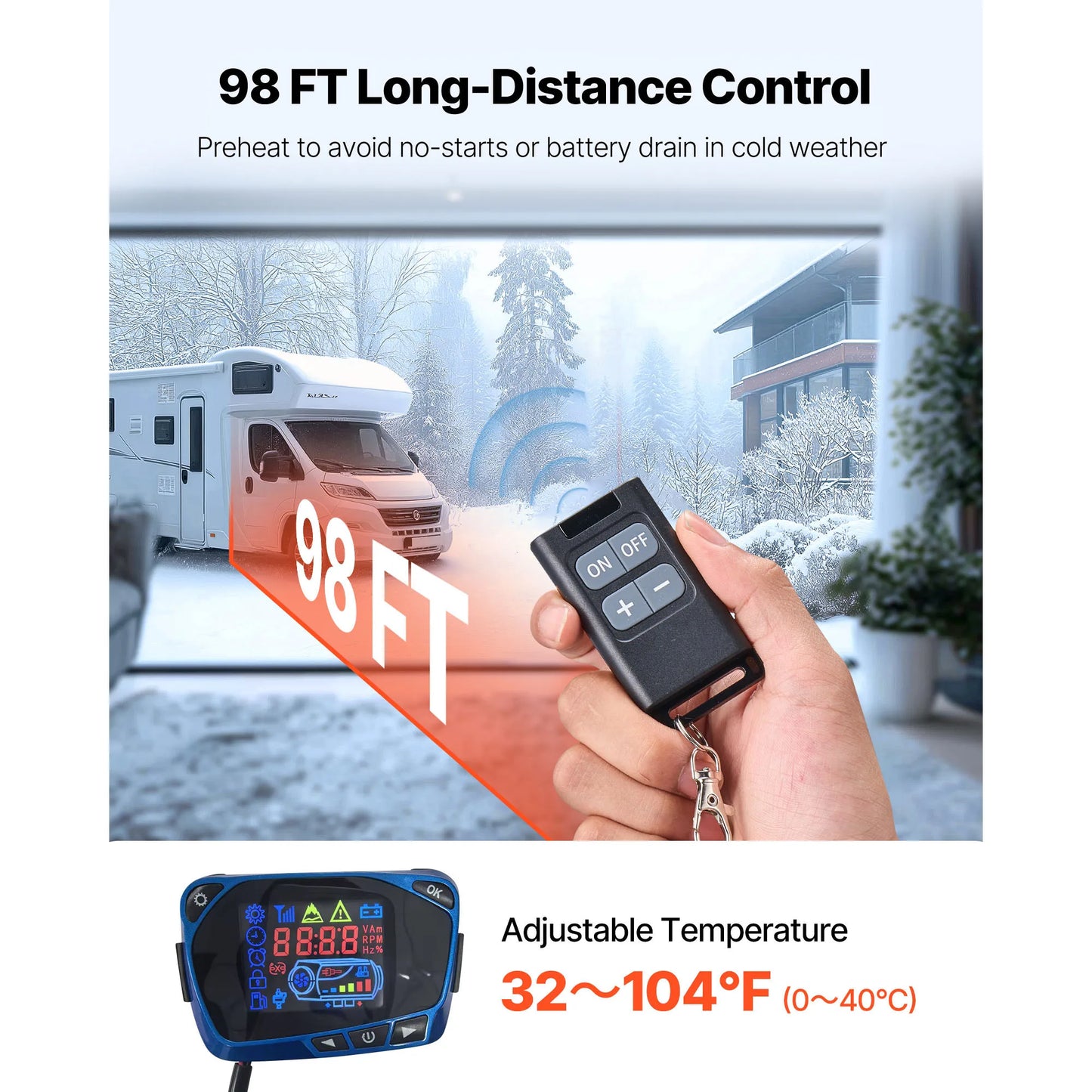 Calefactor Diesel Portátil 8kW