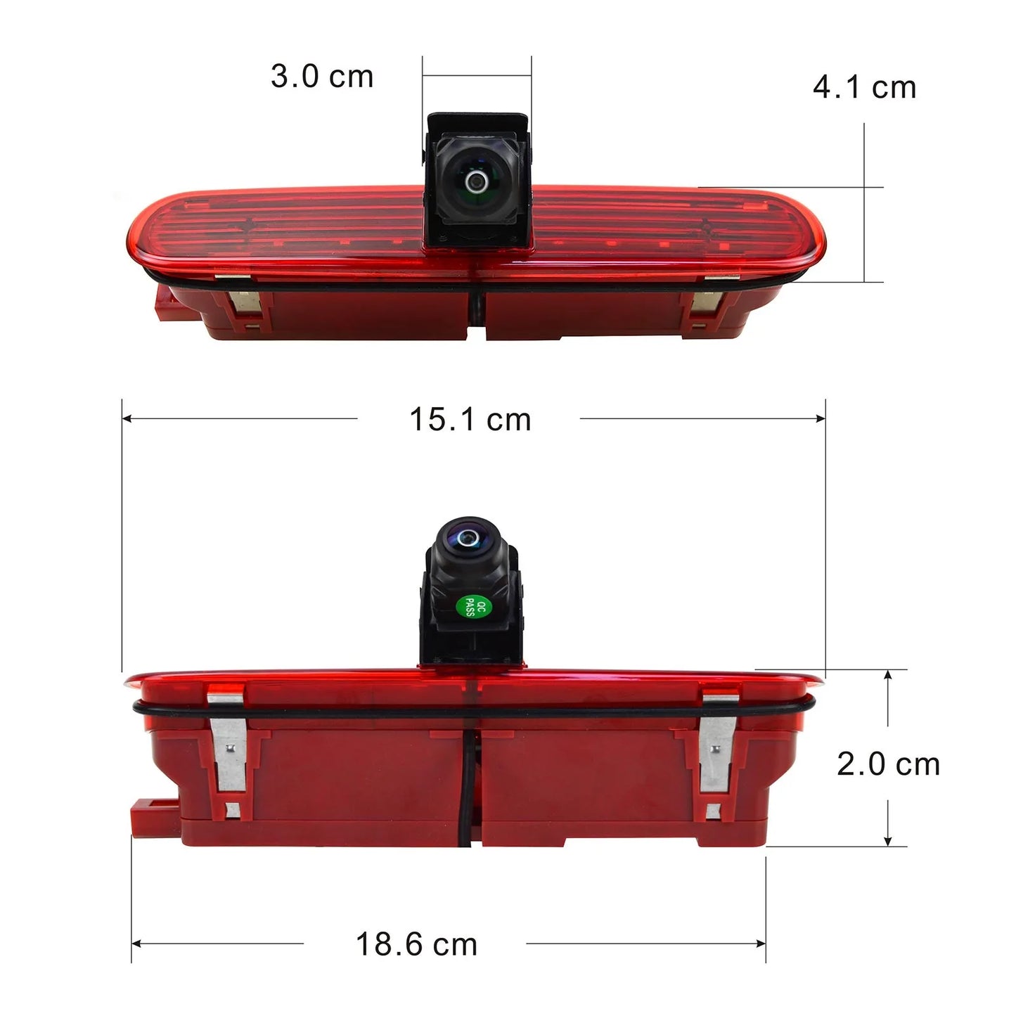 Fiat Doblo / Opel Combo - Cámara Marcha Atrás con Monitor 4.3"