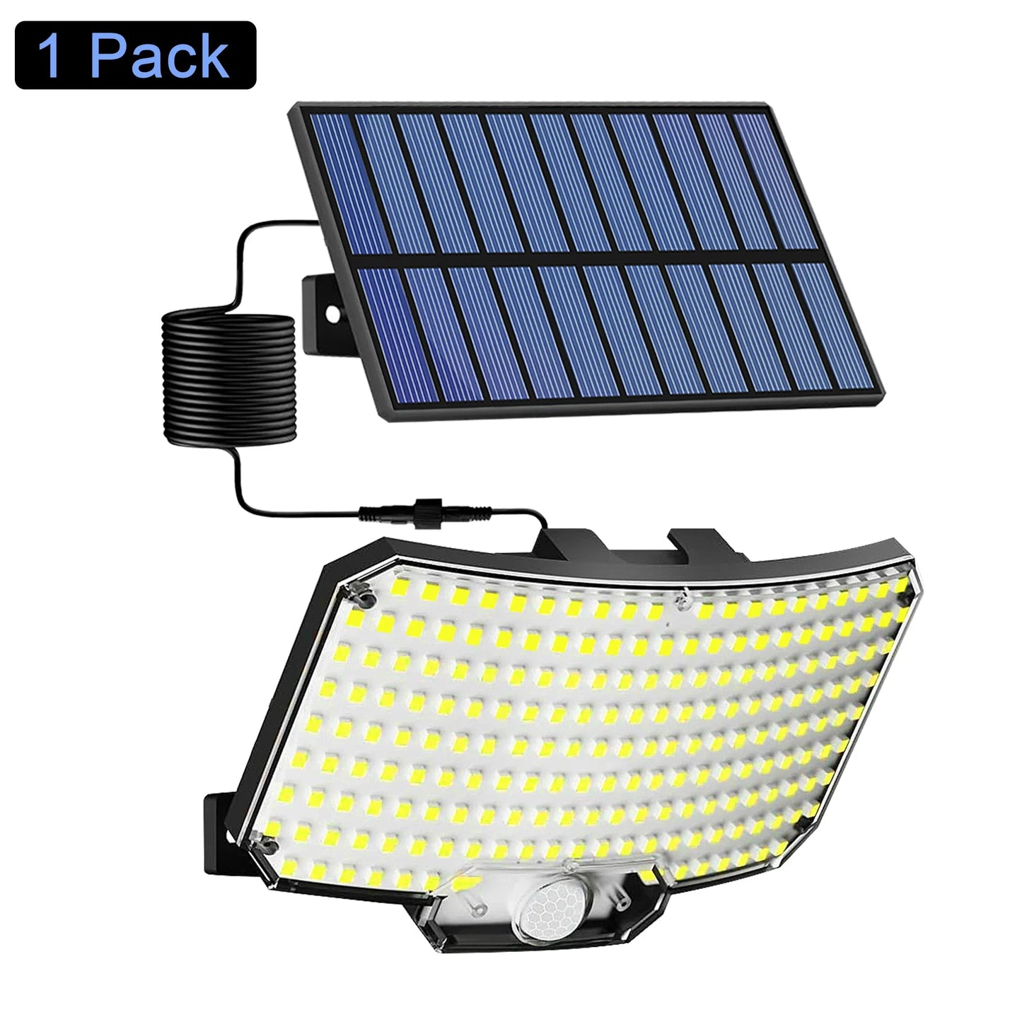 Lumière Solaire LED 234 Puces avec Capteur et Télécommande | Éclairage Intelligent pour Jardin et Patio