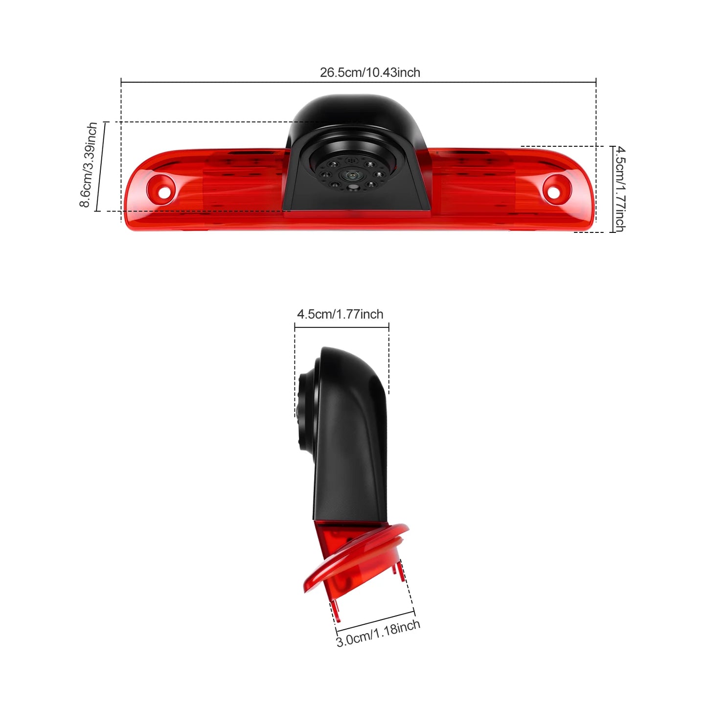 Brake Light Reversing Camera - Fiat Ducato / Peugeot Boxer 2006-2018