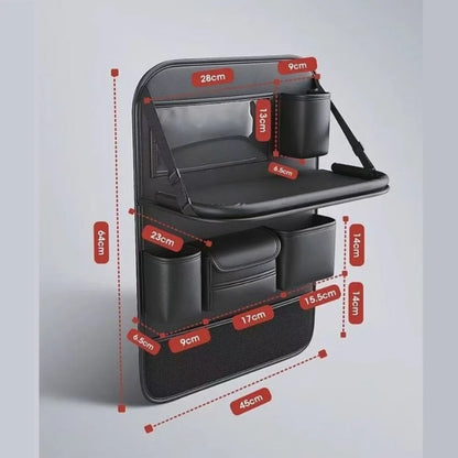 Organisateur de Siège Arrière - Cuir Résistant et Imperméable (Grande Capacité)