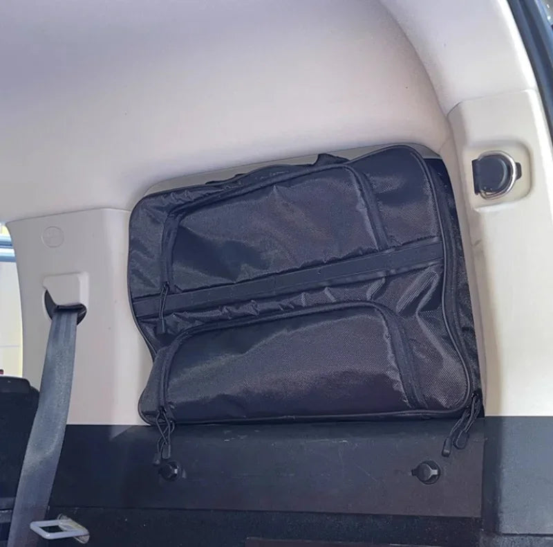 Sac de Rangement pour Fenêtre Latérale de Coffre · Ajustement Parfait · Multi-Compartiments · Sans Perçage